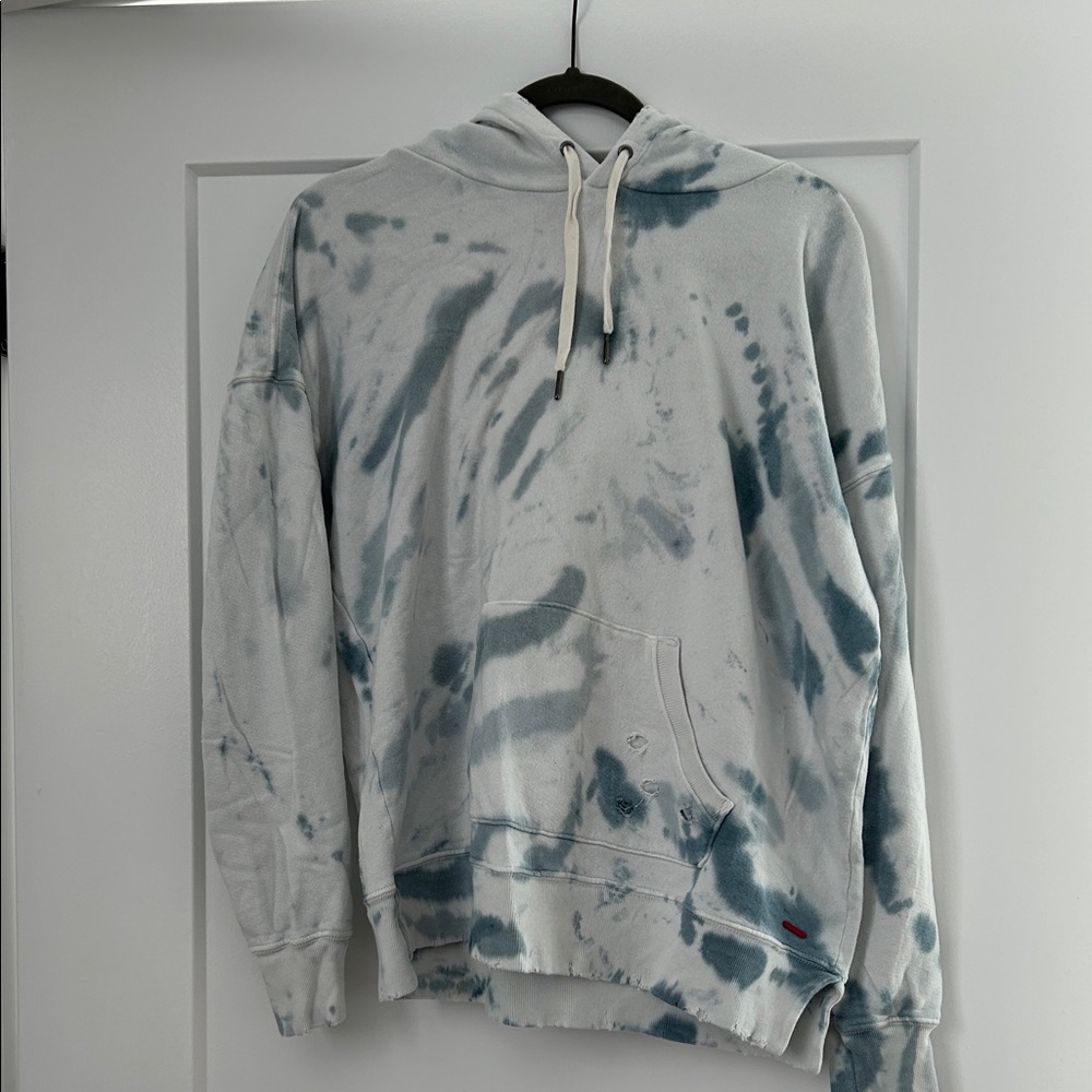 Woman’s Distressed Tie-Dye Hoodie